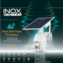 4G Solar Kamera 216 İPC İNOX