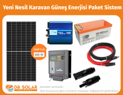 Yeni Nesil Karavan Güneş Enerjisi Paket Sistem